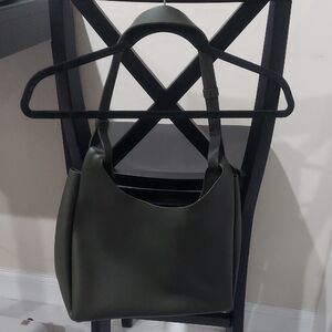 Chic Olive Green Tote Bag